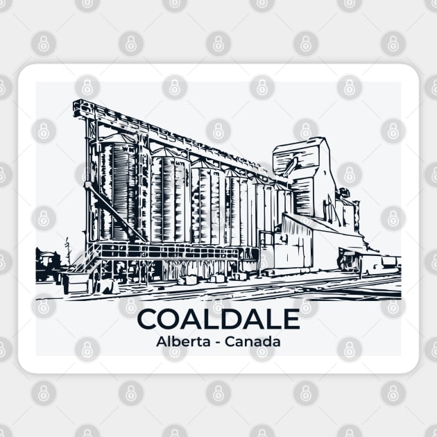 Coaldale - Alberta Magnet by Lakeric